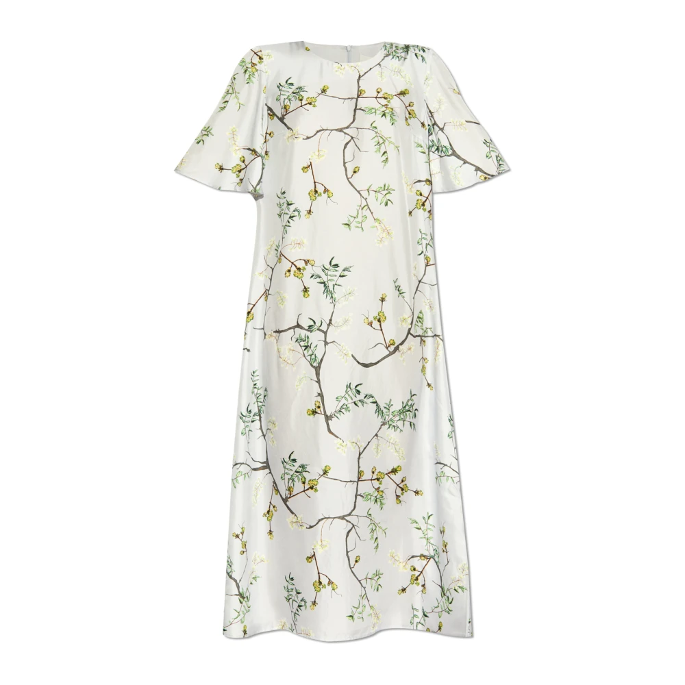Munthe Bloemenpatroon jurk Gray Dames