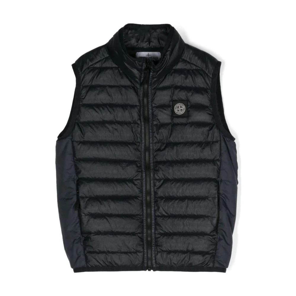 Stone Island Piuma Ärmlös Jacka Black, Unisex