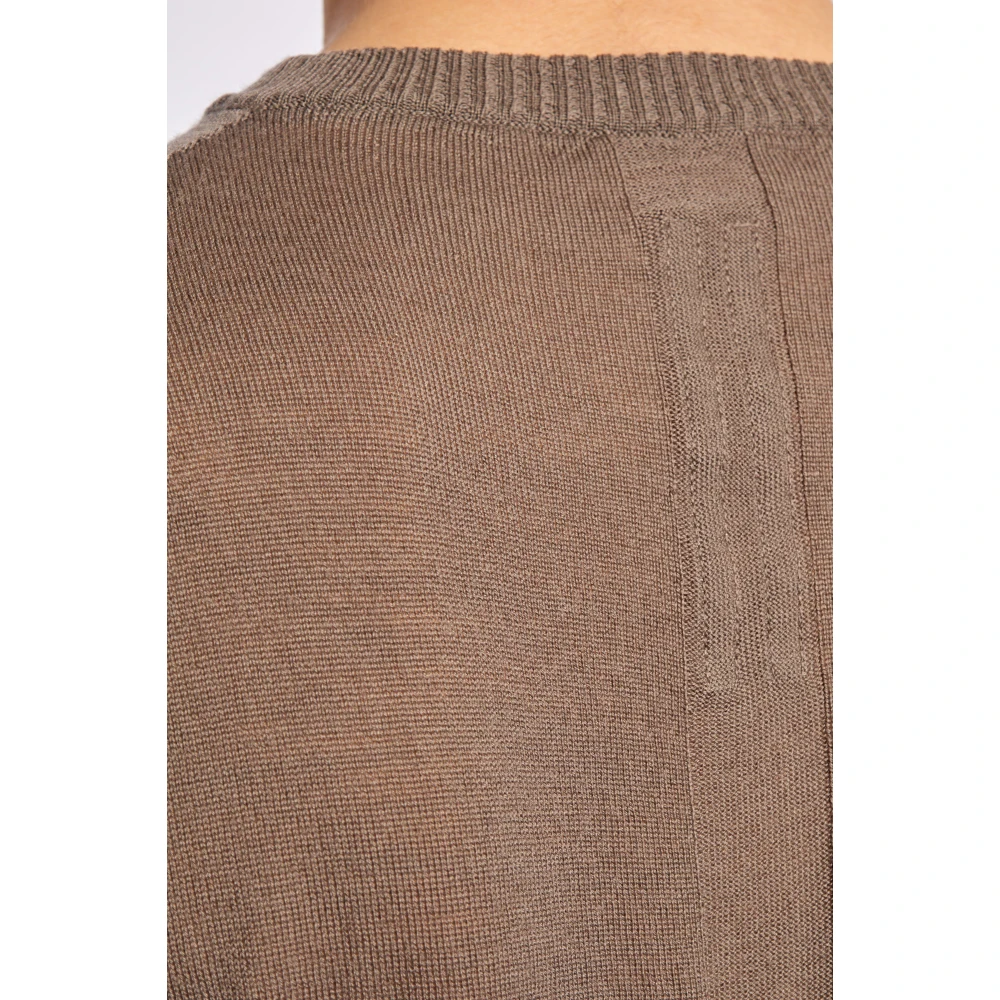 Rick Owens Wollen trui Brown Heren