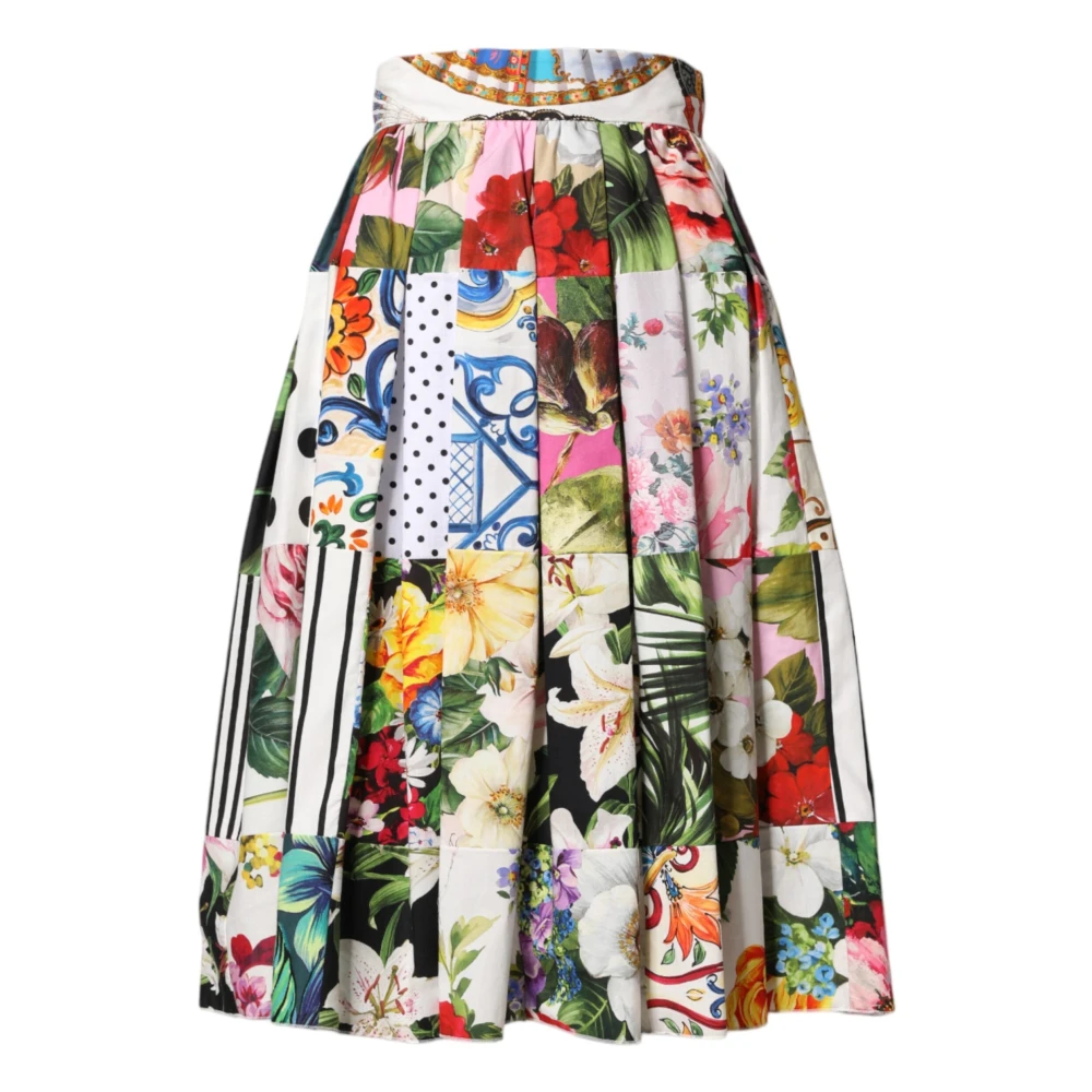 Dolce & Gabbana Women's High Waist Midi Skirt