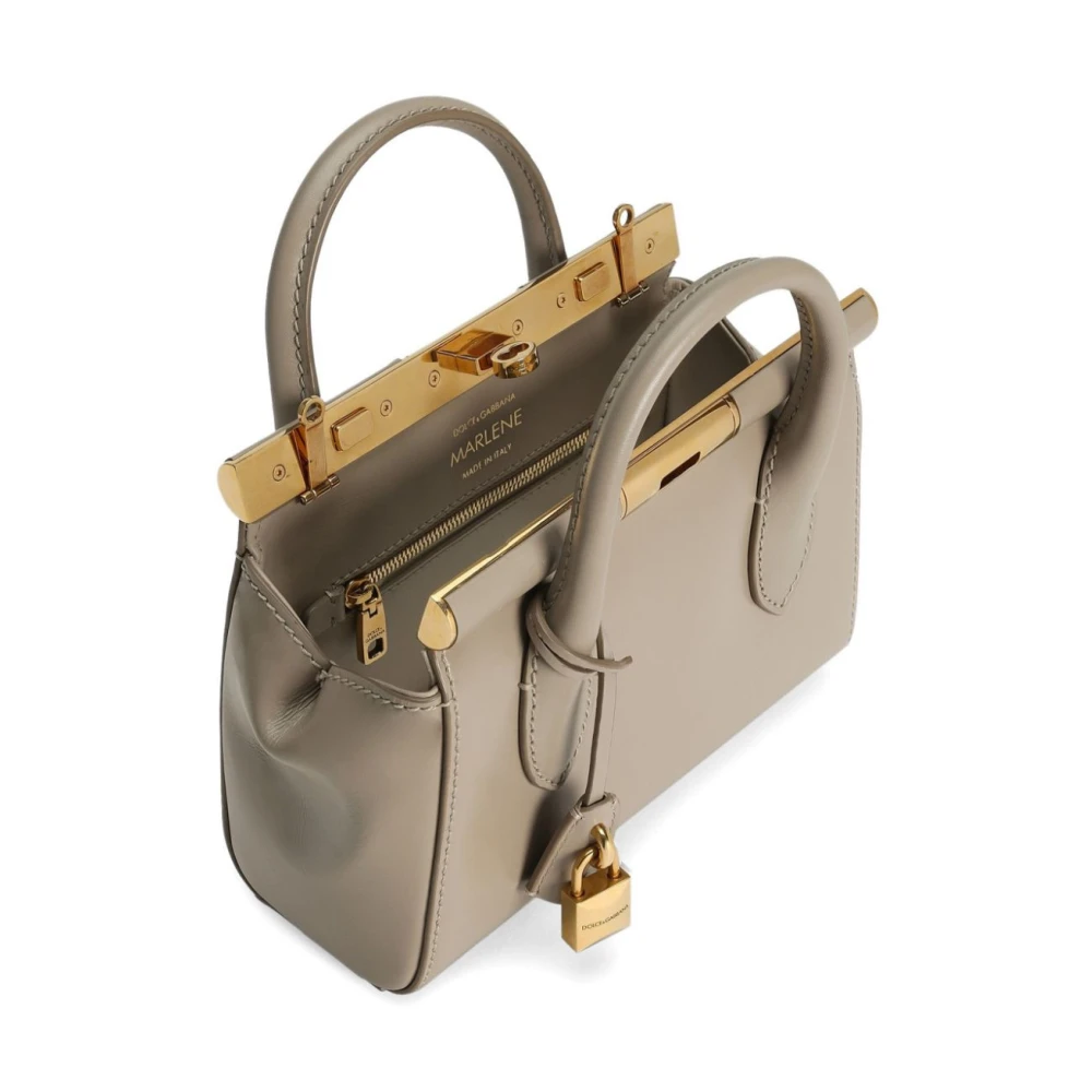 Dolce & Gabbana Grijze Schoudertas voor Vrouwen Brown Dames