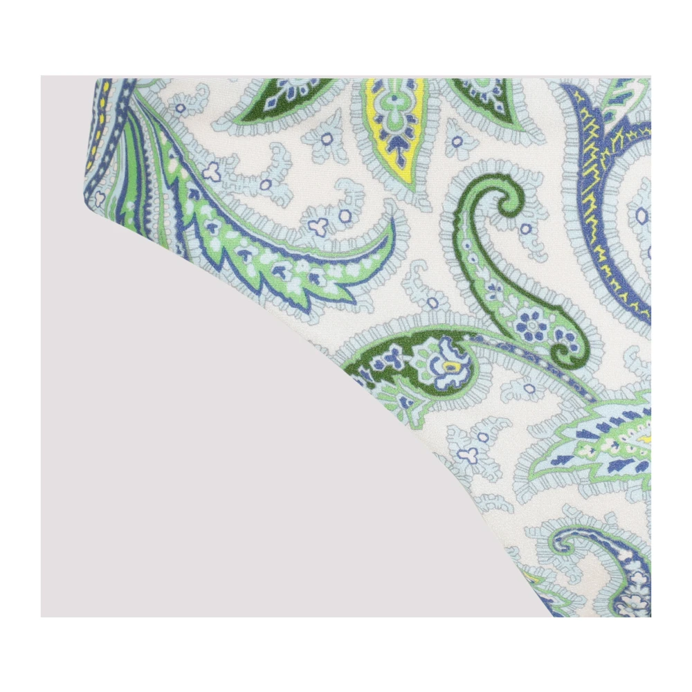 Zimmermann Groene Paisley Ruffle Bikini Wrap Multicolor Dames