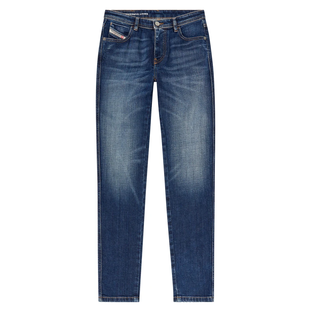 Diesel Kvinno Blå Jeans Dam, W24, Stiliga Byxor För R