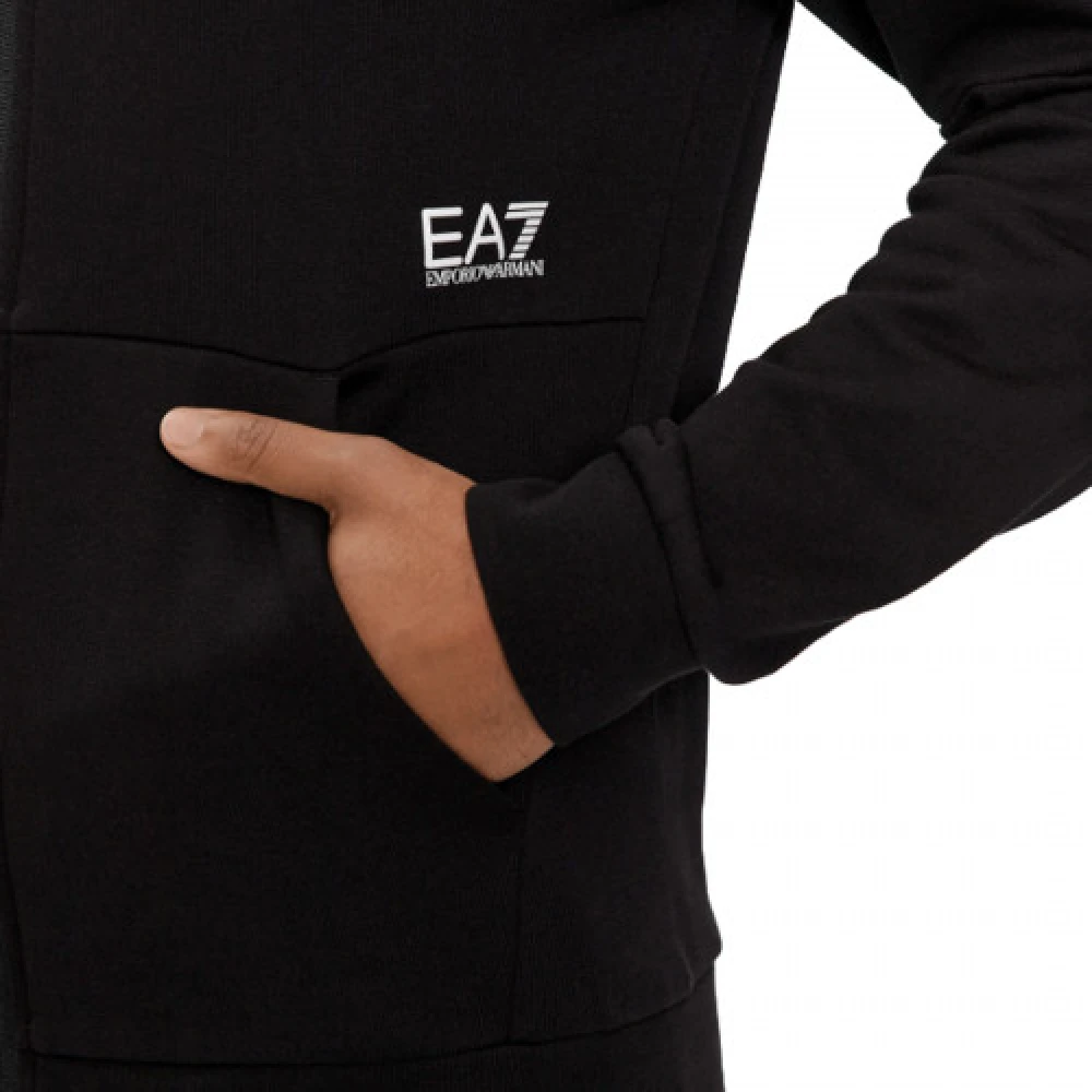 Emporio Armani EA7 Zwart 3Dpm88 Pjeqz Sweatshirt Black Heren