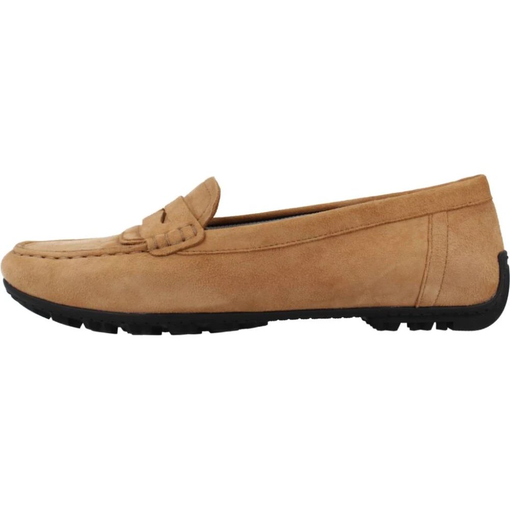 Geox Bekväma Stiliga Loafers för Kvinnor Brown, Dam