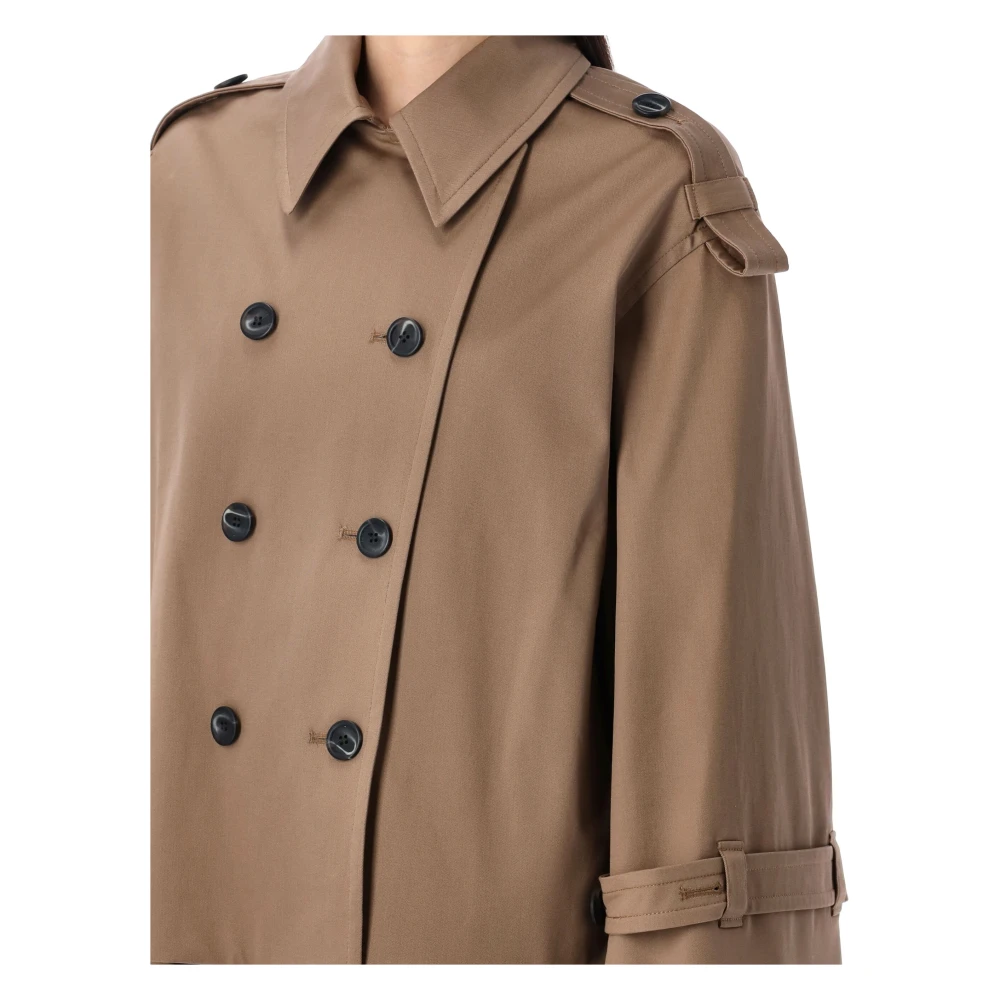By Malene Birger Beige Fossil Alisandra Trench Jacket By Herenne Birger Brown Dames