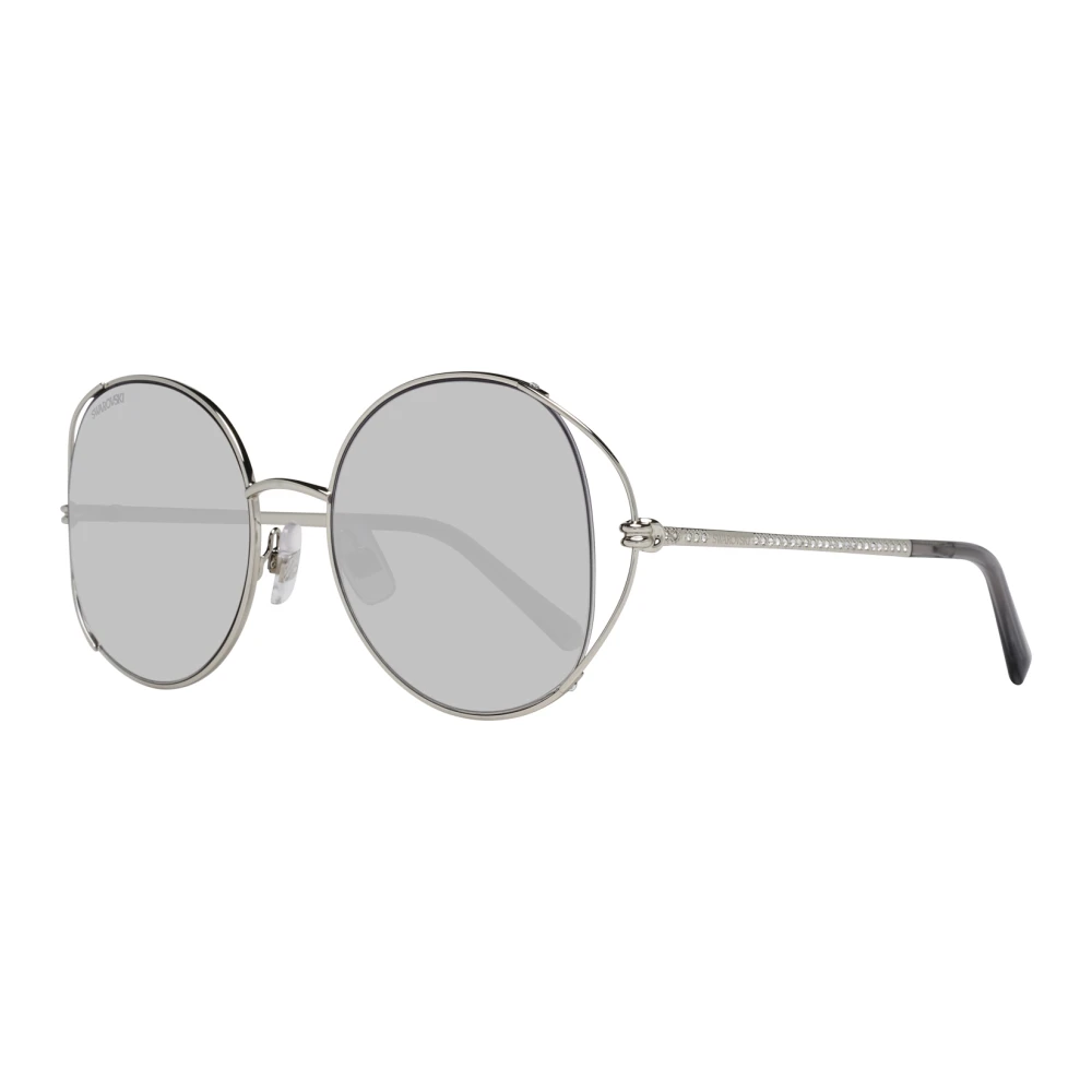 Swarovski Silver Women Sunglasses Grå Dam