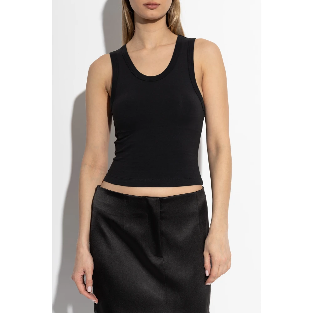 Entire Studios Top Cropped Black Dames