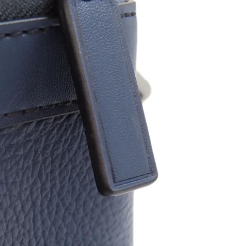 Michael Kors Pre-owned Leather shoulder-bags Blue Dames
