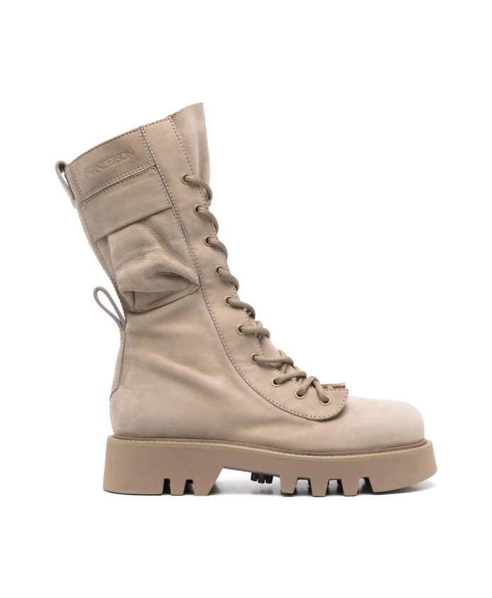 chaussures-taupe-a-lacets-et-semelle-en-caoutchouc