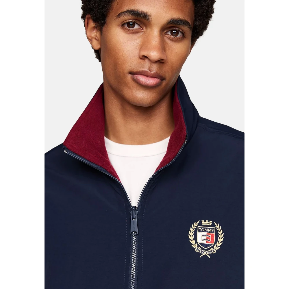 Tommy Jeans Stijlvolle Jas voor Mannen Blue Heren