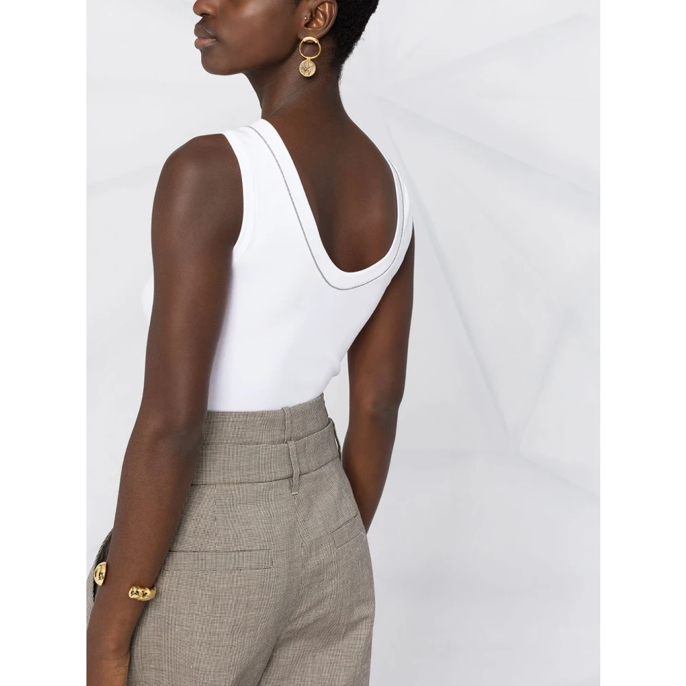 BRUNELLO CUCINELLI Witte Top voor Vrouwen White Dames