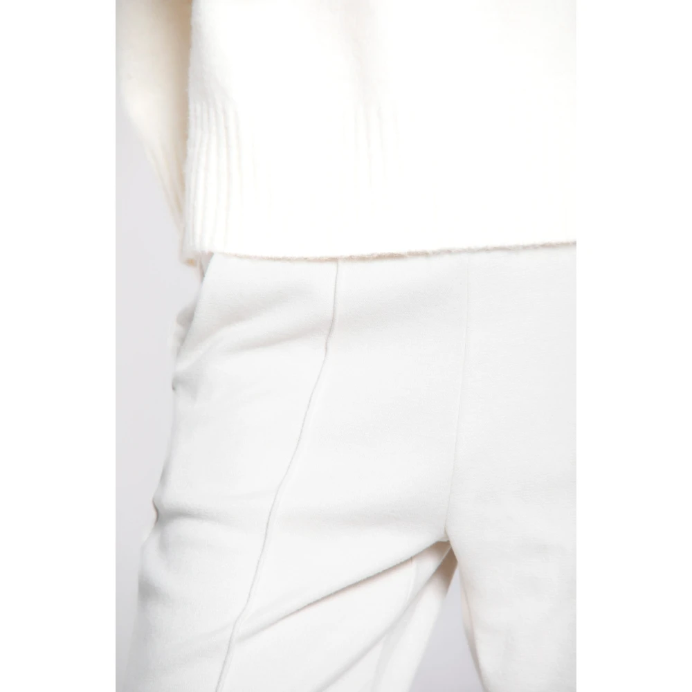 Mason's Roomwitte Chino Joggers Easy Straight Beige Dames