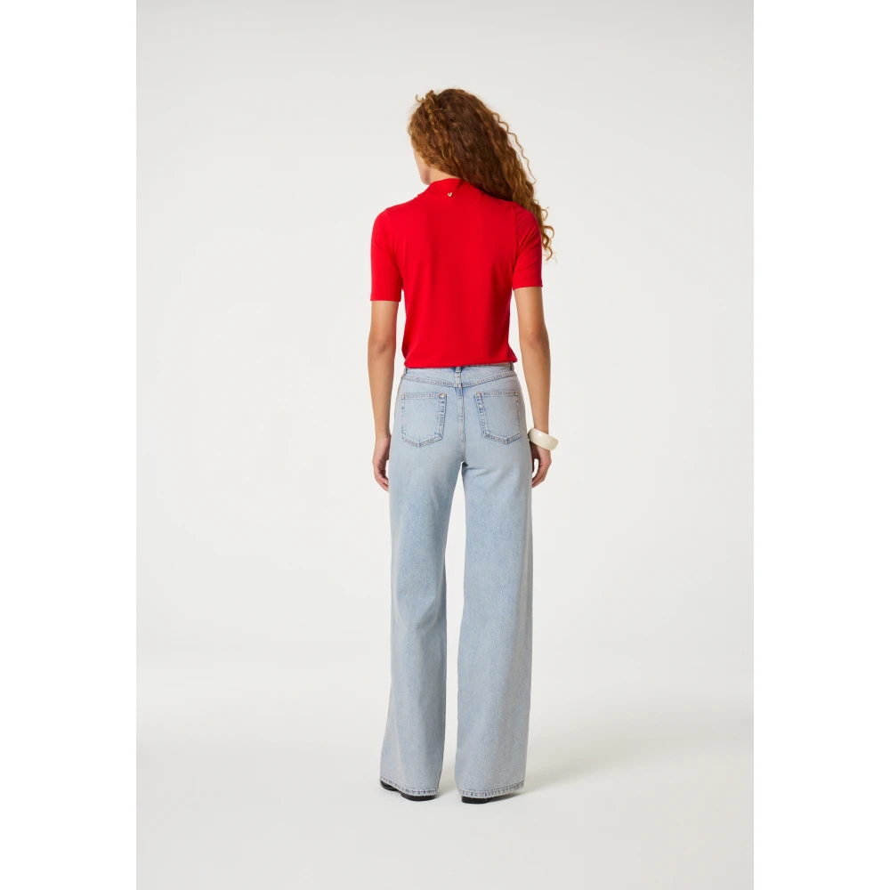 Fabienne Chapot Jada Short Sleeve Top Red Dames