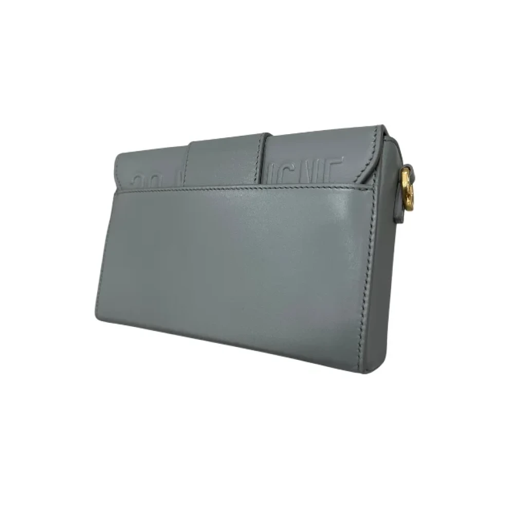 Dior Vintage Pre-owned Leather dior-bags Gray Dames