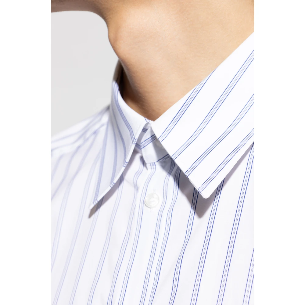 Dolce & Gabbana Overhemd met gestreept patroon White Heren