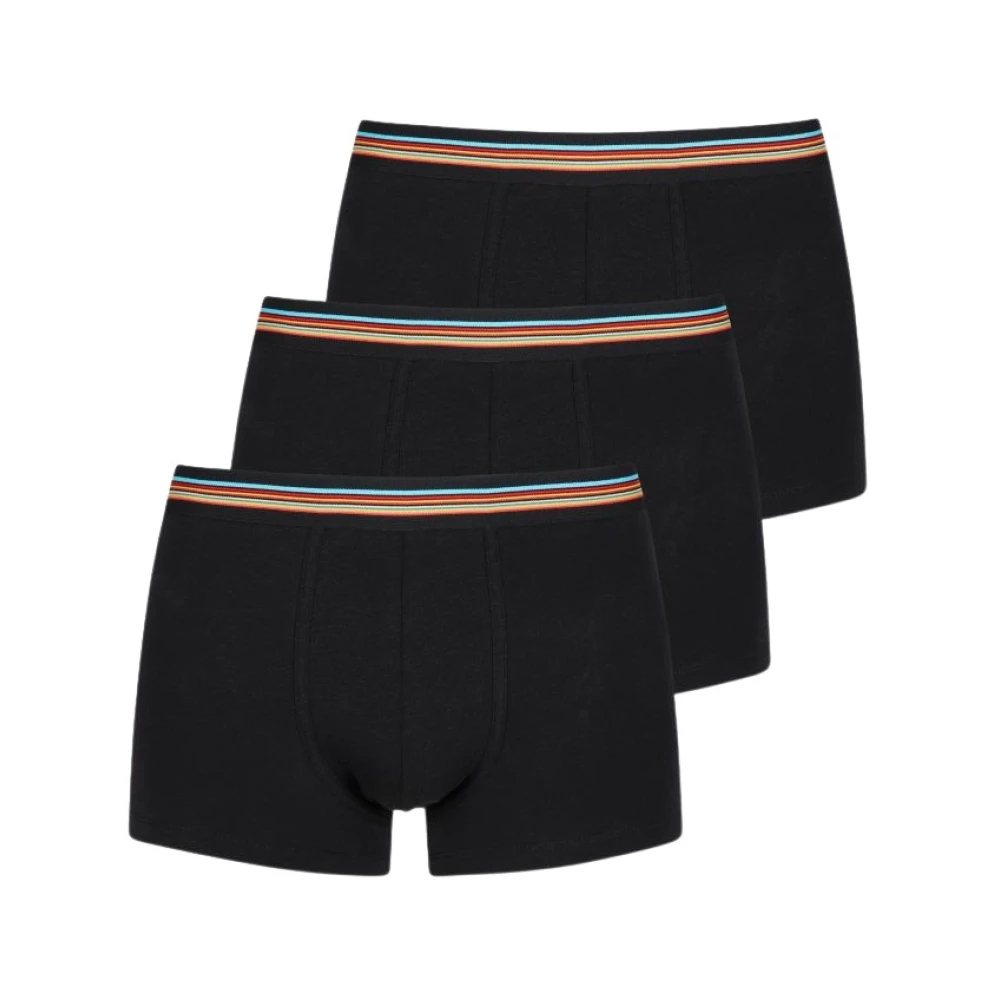 Paul Smith , Underpants, Male, Black, Xl, Stretch Cotton Trunks 3 Pack