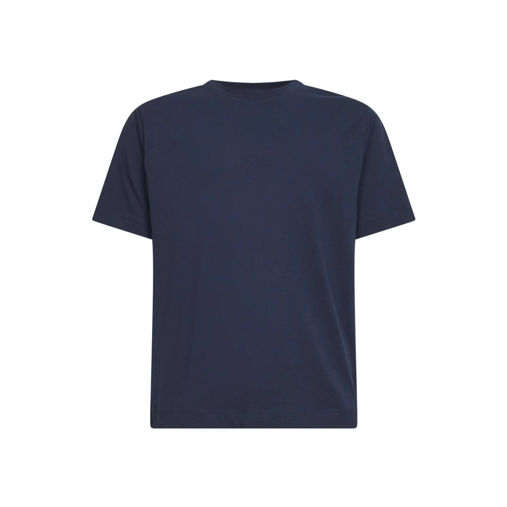 Dries Van Noten Men's Blue Cotton Jersey T-Shirt - T-Shirts - S - Tops