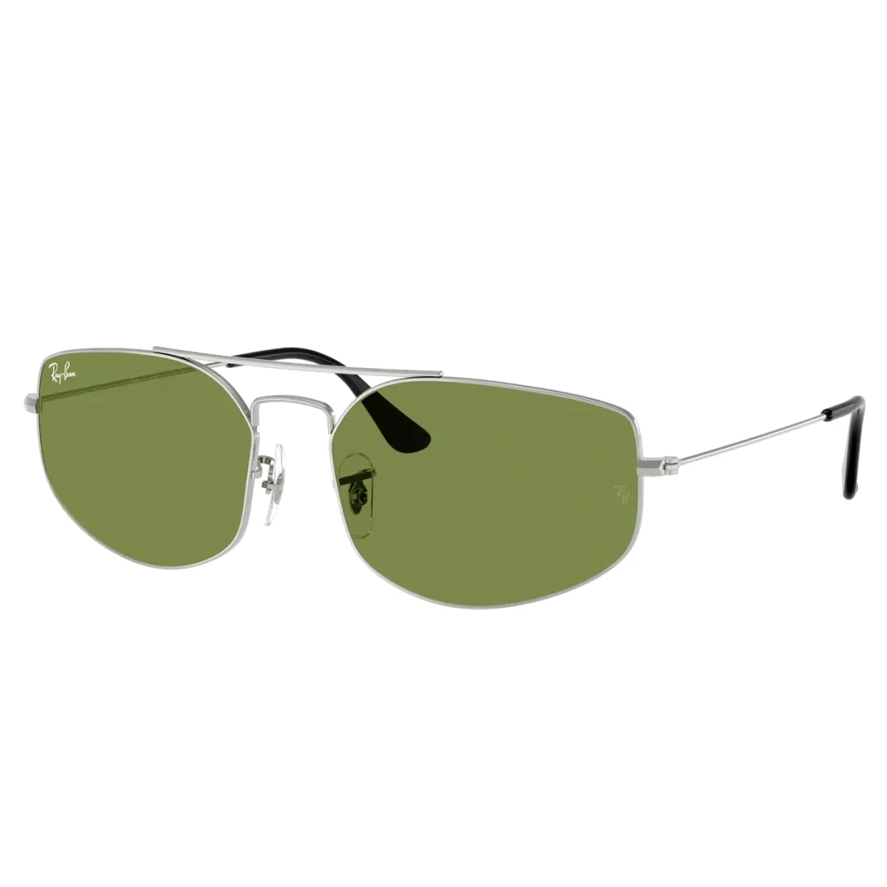 Ray-Ban Unisex Sunglass Explorer V - Frame color: Silver, Lens color: Green - Image 4