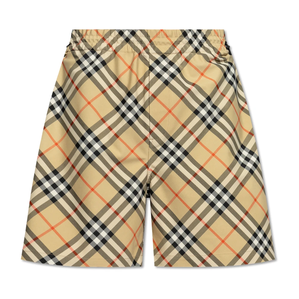 Burberry Geruite shorts Multicolor Heren