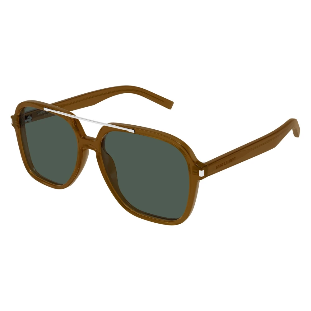 Saint Laurent Unisex Green Sunglasses, 58 Mm, Sl 545 Sunglasses