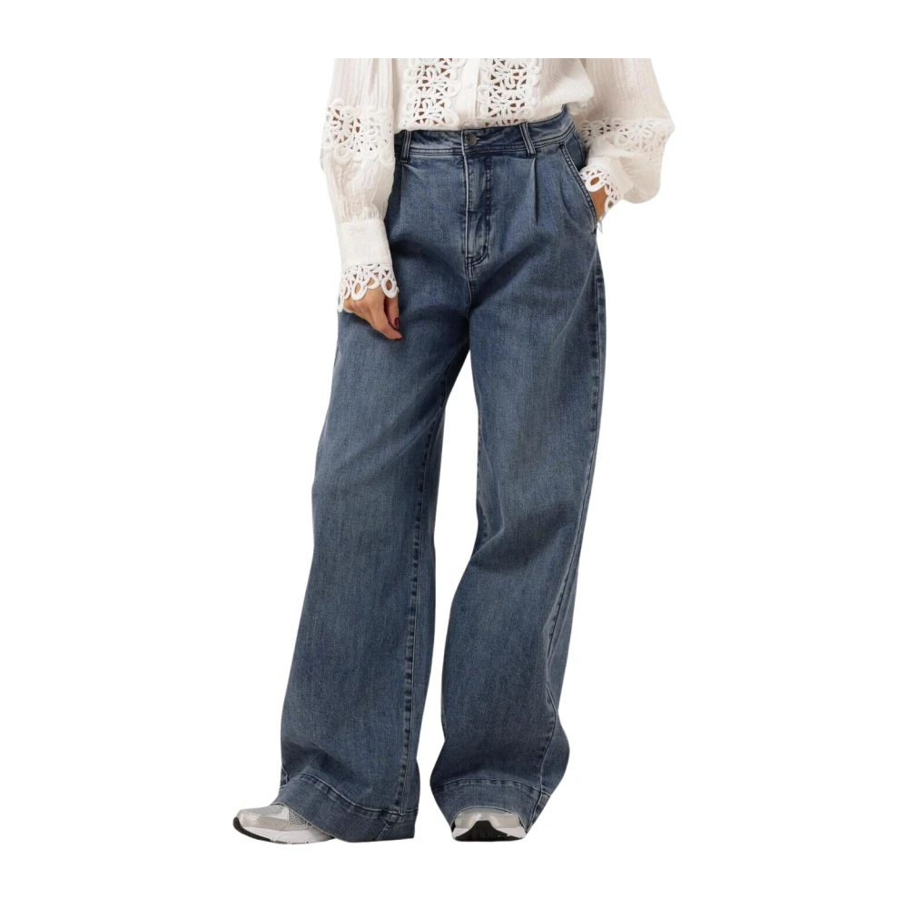 Copenhagen Muse Wijde Pijp Jeans Blue Dames