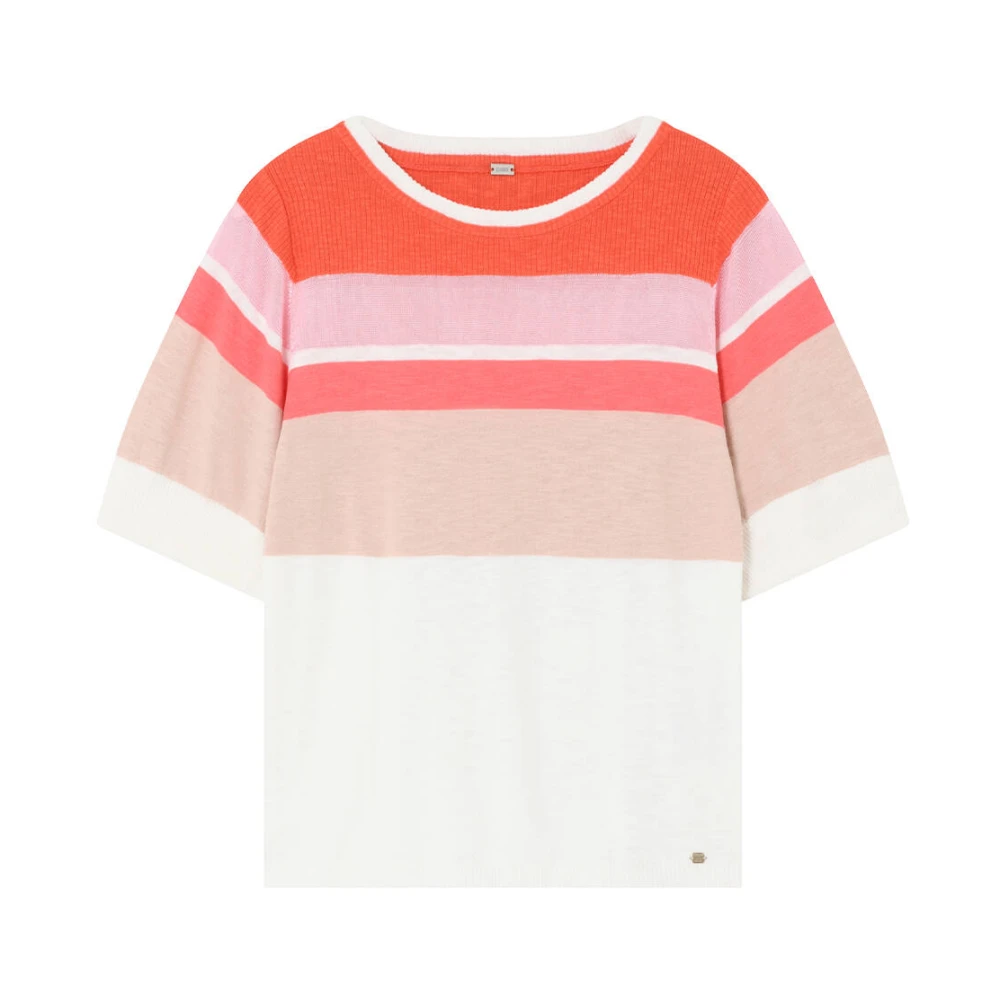 Gustav Women's Multicolor Serina Top - Round-Neck Knitwear - Xl - Knitwear