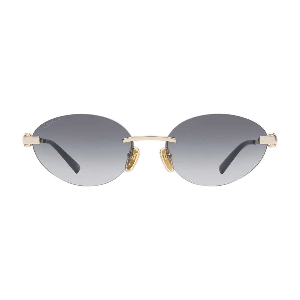 Gucci Women's Yellow Gg2051s Frameless Oval Sunglasses - Sunglasses - 58 Mm - Accessories