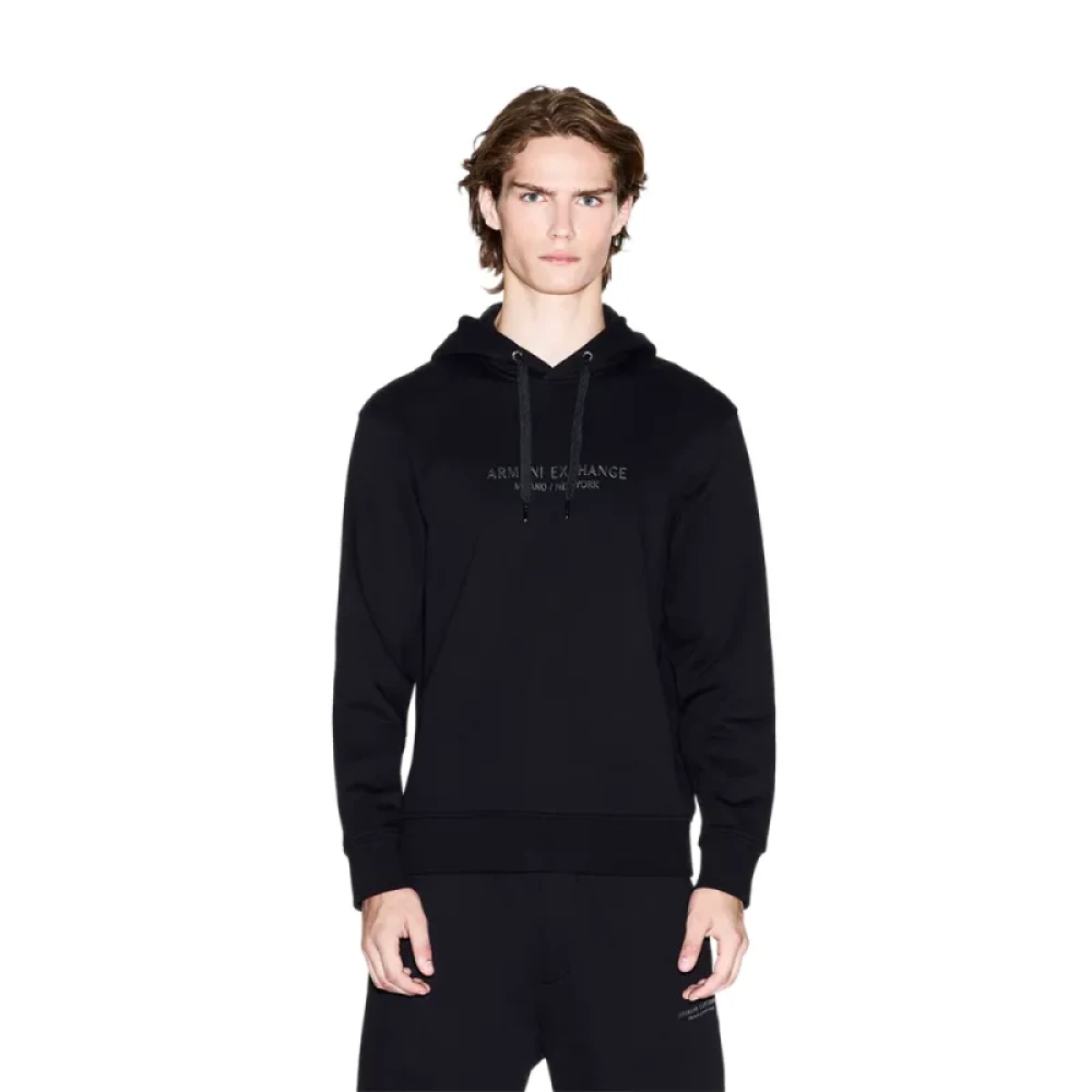 Armani Exchange Men's Black Hoodies - Hoodies - S - Sweatshirts & Hoodies
