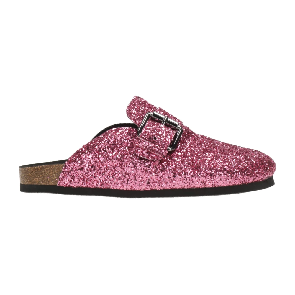 Philosophy Di Lorenzo Serafini Donna Rosa Sandali Ciabatte Con Glitter