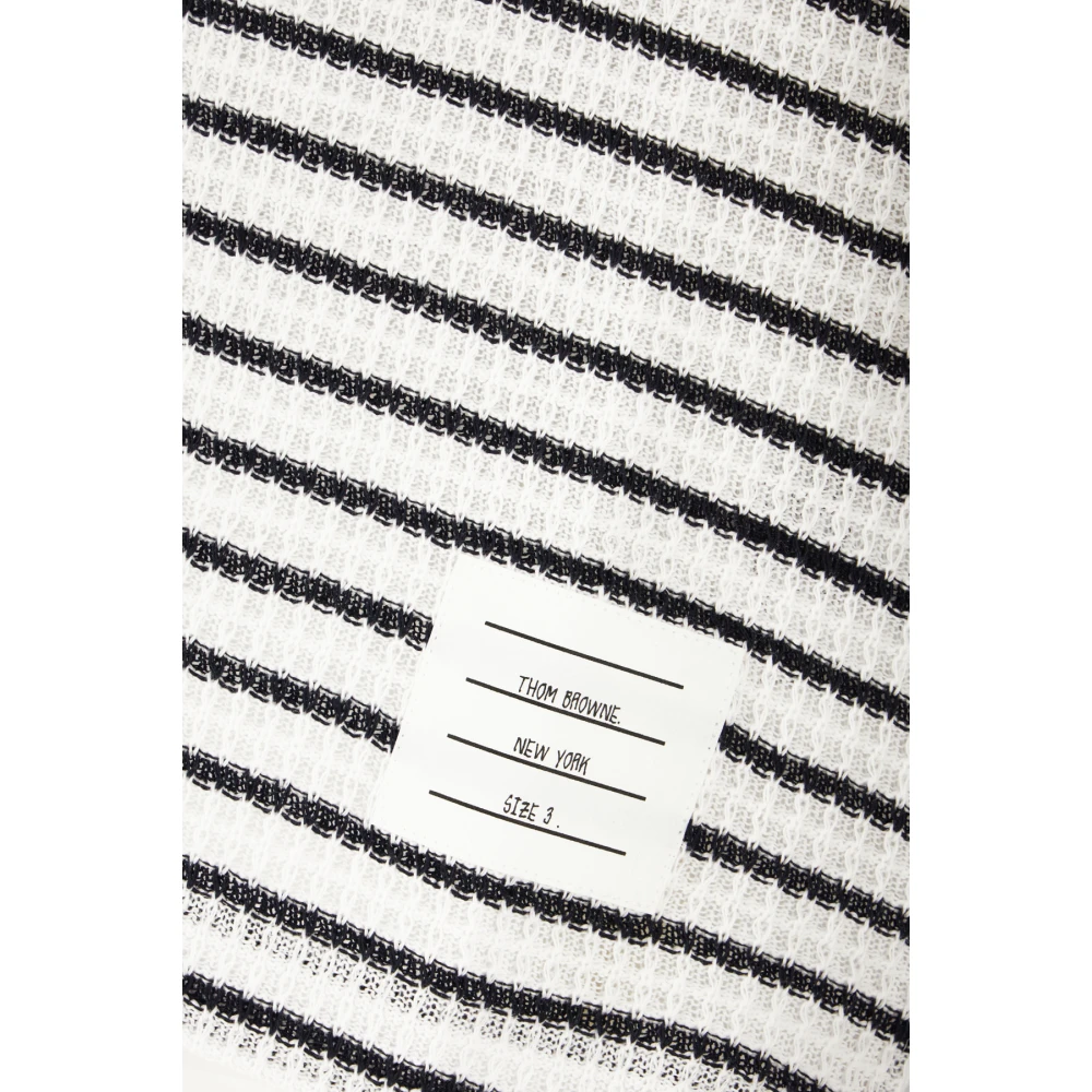 Thom Browne Casual Katoenen T-Shirt voor Mannen Blue Heren