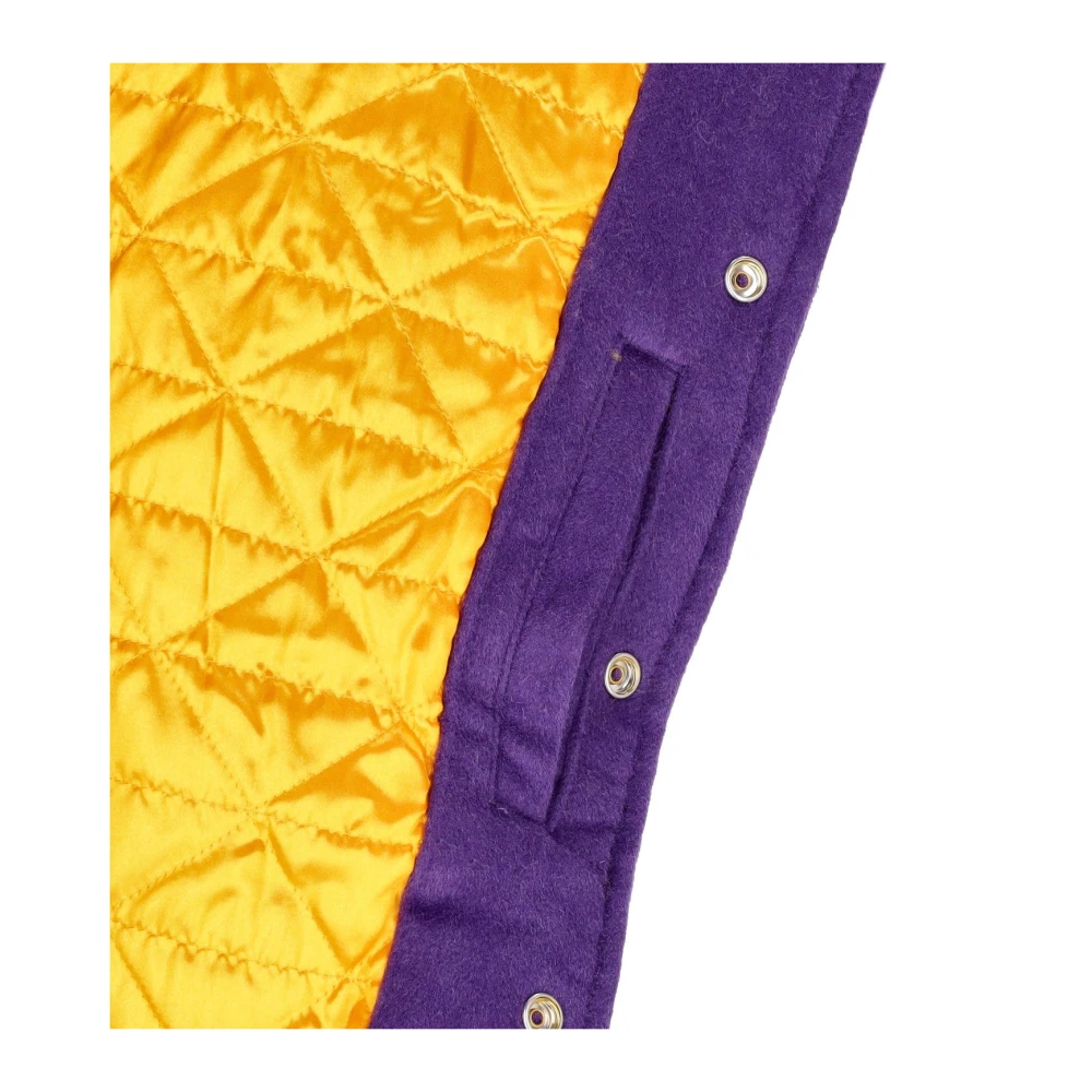 Mitchell & Ness NBA Team Legacy Varsity Jacket Purple Heren
