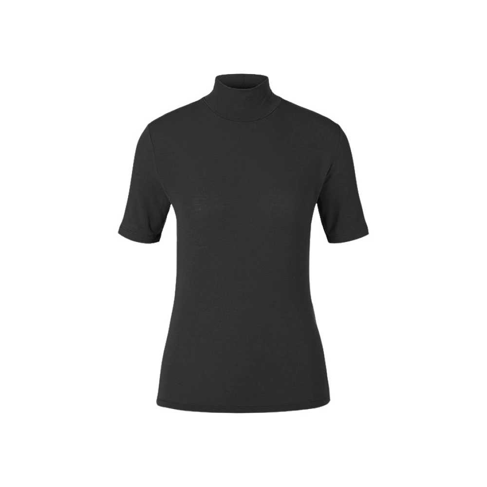 RIANI Elegante dames top met hoge kraag Black Dames