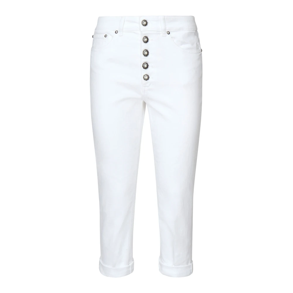 Dondup Witte Jeans met Koons Juweel White Dames