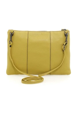 Gul Läder Crossbody Väska Beyonce
