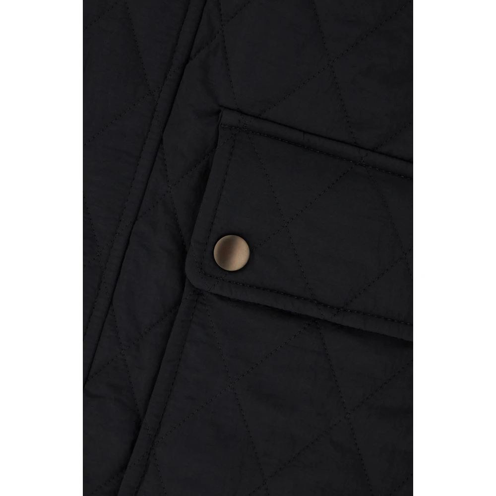 Burberry Pufferjacks voor stijlvolle winterlook Black Heren