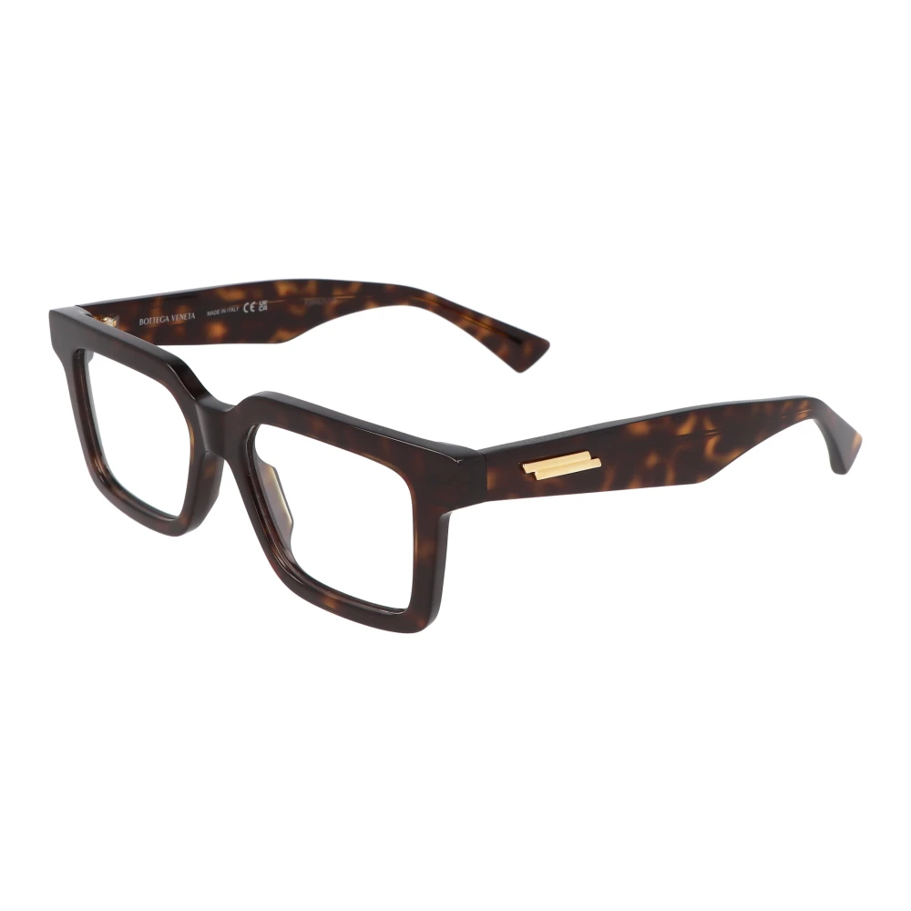 Bottega Veneta Vierkante acetaat brilmontuur model Bv1216O Brown Unisex