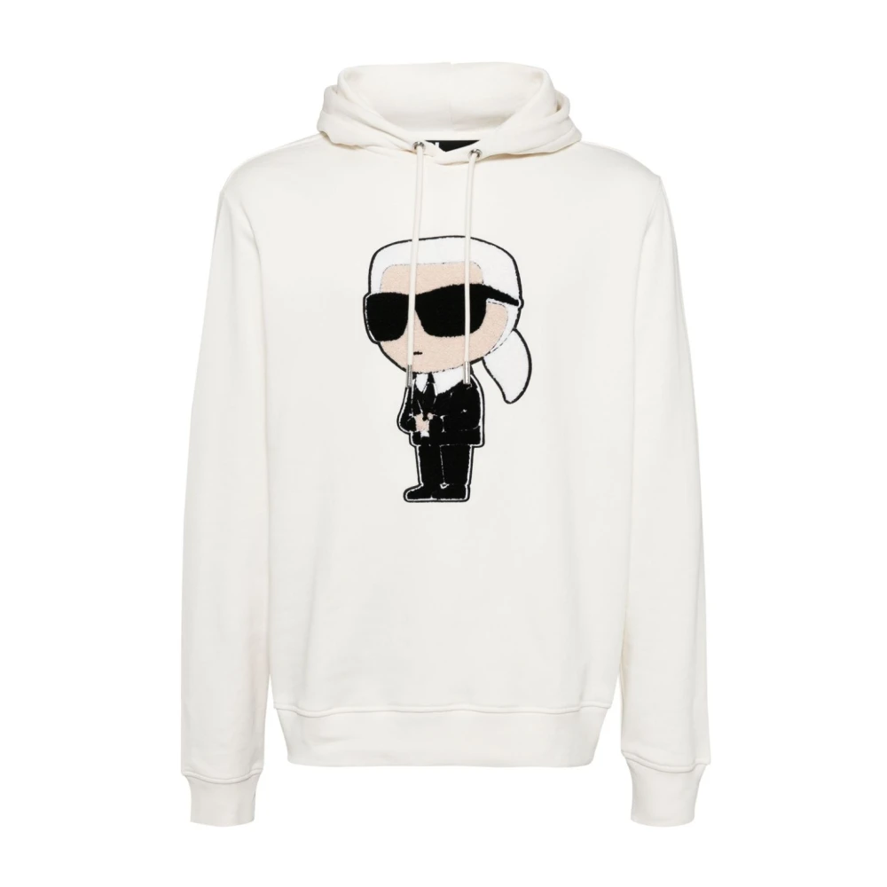 Karl Lagerfeld Truien in roomwit Beige Heren