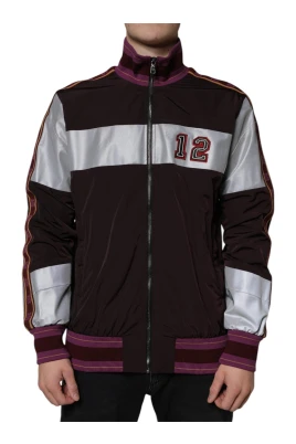Bomberjacka med Logodetaljer Multifärgad Polyester