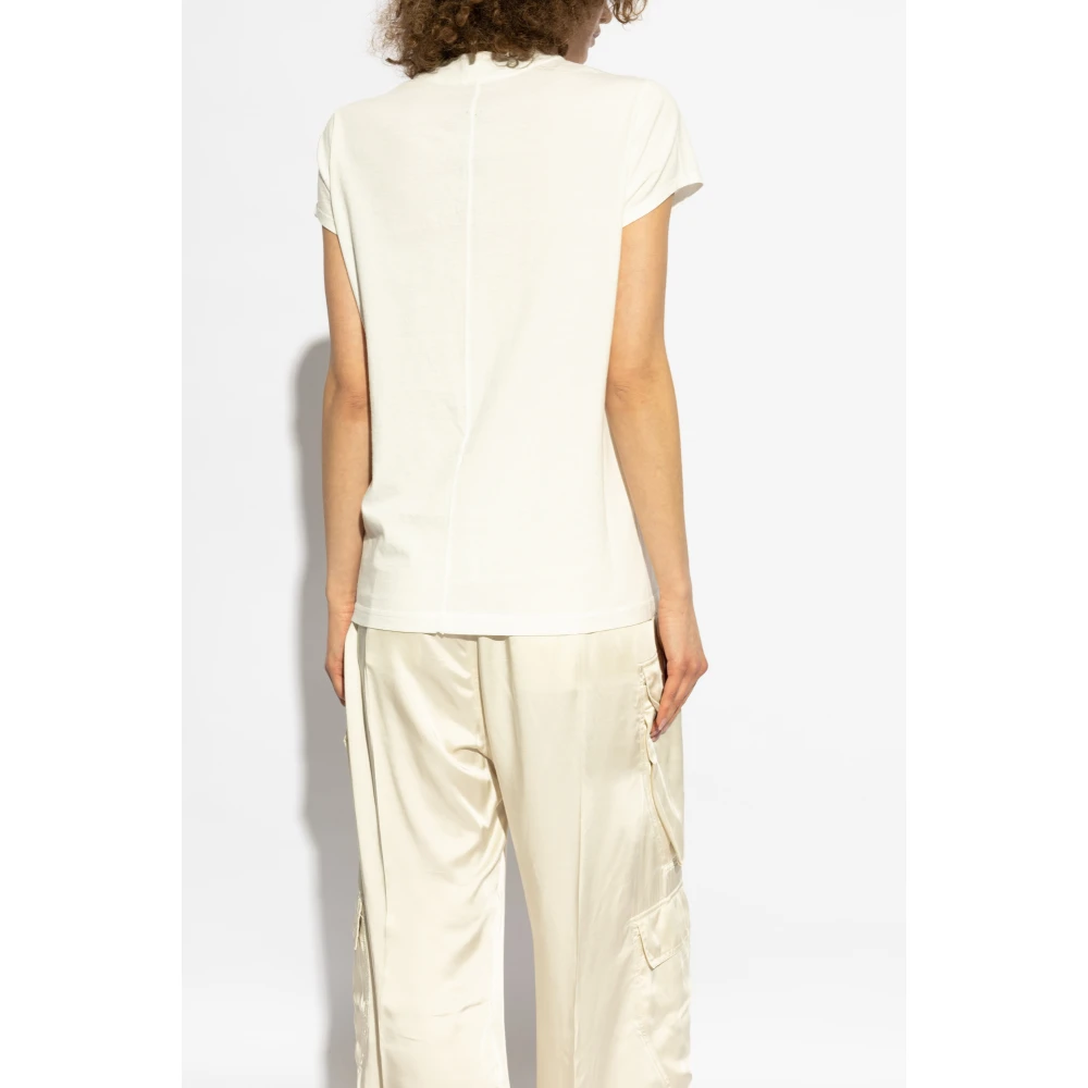 Rick Owens T-shirt Small Level T White Dames