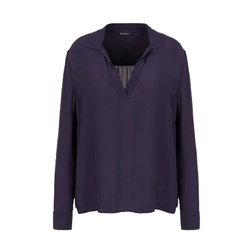 Armani Exchange Donna Blu Camicette S, New,