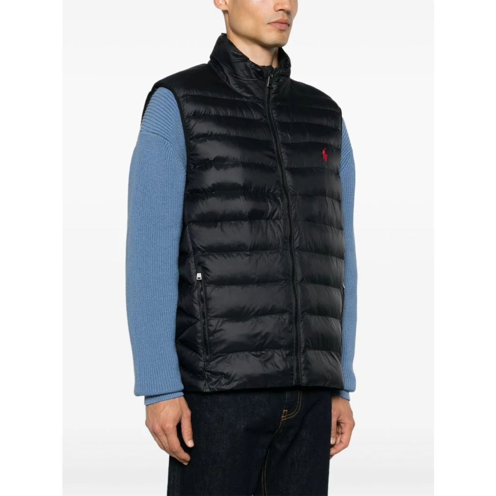 Polo Ralph Lauren Zwarte gebreide kleding voor mannen Aw24 Black Heren