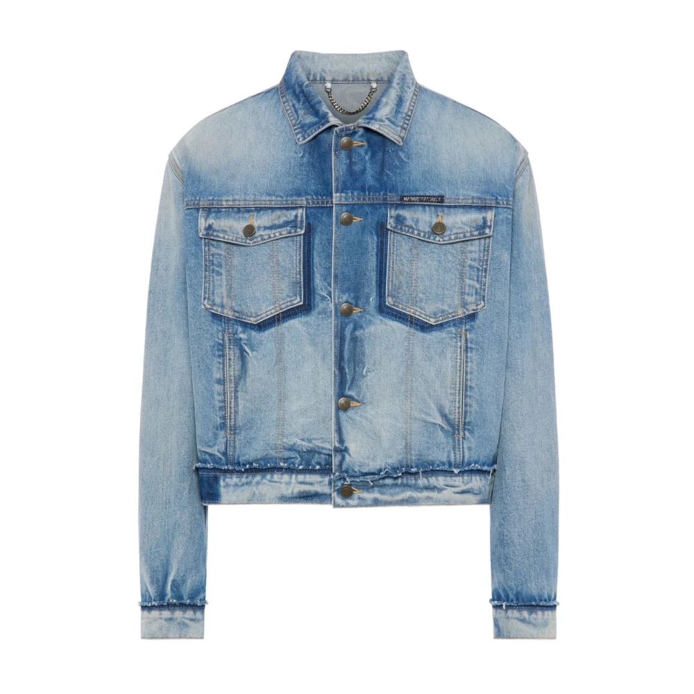 Maison Margiela Men's Blue Denim Jacket - Denim Jackets - L - Jackets