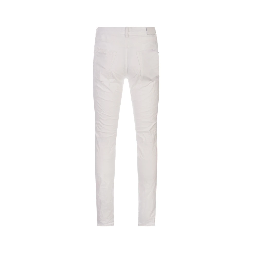 Purple Brand Witte Monogram Skinny Jeans White Heren