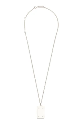 Four Stitches Pendant Chain Necklace