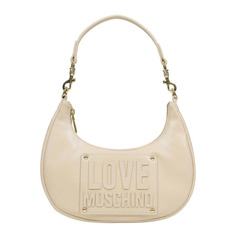 Love Moschino Vrouw Beige Tassen Dames, One Size, Kleine Schoudertas