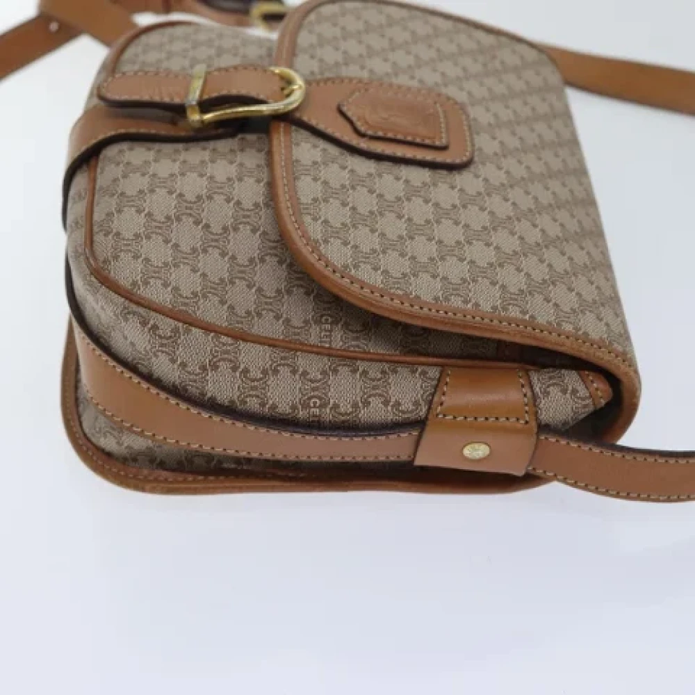 Celine Vintage Pre-owned Canvas celine-bags Beige Dames