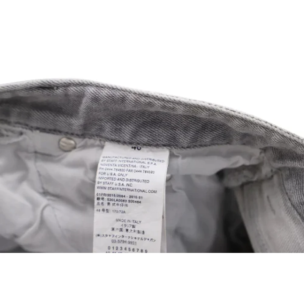 Maison Margiela Pre-owned Cotton jeans Gray Dames