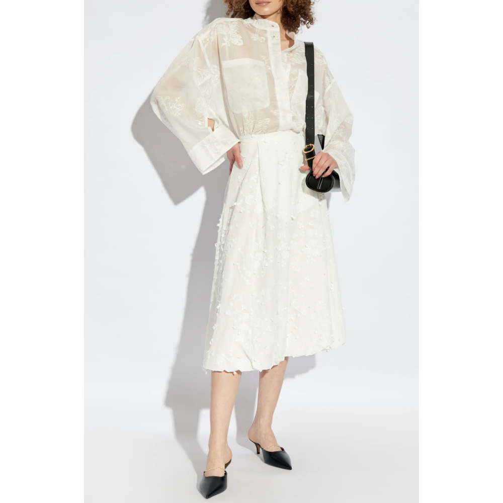 Munthe Bloemenprint rok 'Fiamma' White Dames