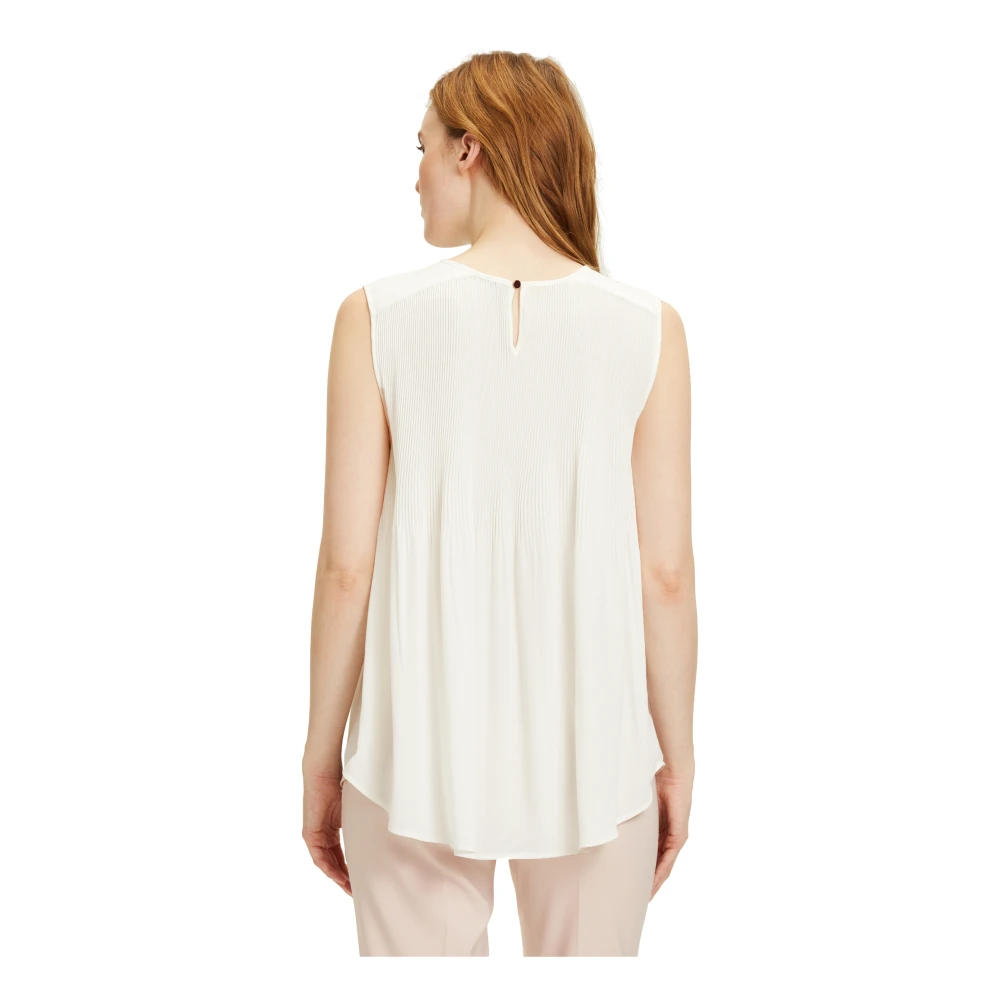 Betty Barclay Geplooide Blouse White Dames